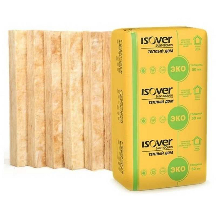 Утеплитель Isover Изовер Тёплый Дом Плита 50х610х1170 в Выборге